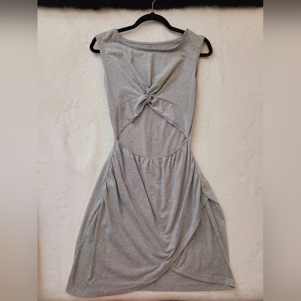 Gray Cut Out Dress